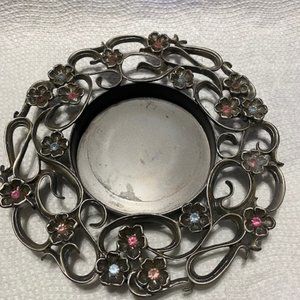Partylite Round Pillar candle holder